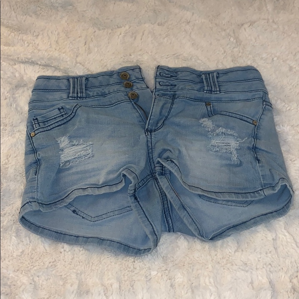 high waisted shorts